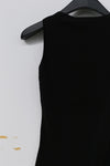 SWAYING/KNIT contrasting color silk tank vest SW23SS1T29 PS59